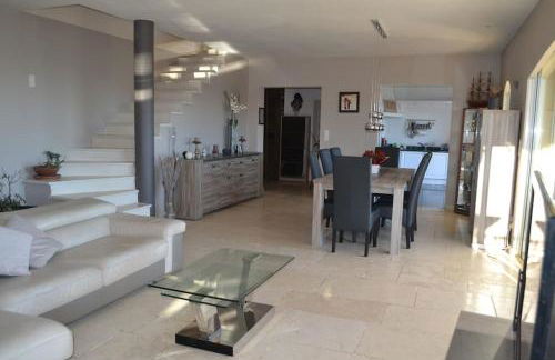 Villa Grasse vue mer exceptionnelle 8P piscine intérieure - Foto 4