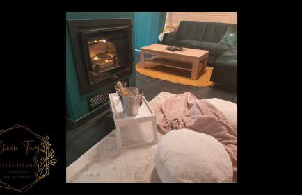 Chwilo Trwaj dom z jacuzzi, sauną i kominkiem z widokiem na góry Korbielów Pilsko - Foto 44