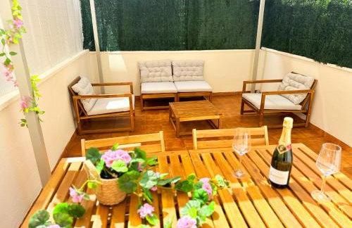 Apt con chill-out, piscina en la azotea a 5 min de la playa y parking privado - Foto 25