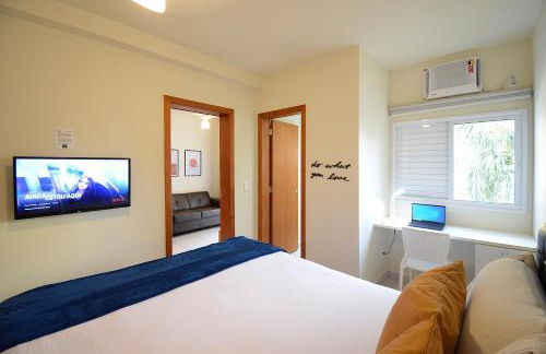 Flat Completo aconchegante 200 metros da Avenida Fiúsa em Ribeirão - Foto 14