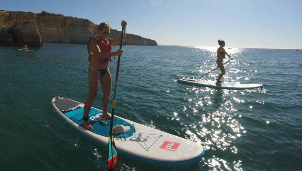 Stand up paddle at Benagil Beach