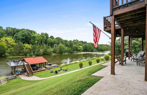 Lakeside Log Home, Private Dock, Near Ark! - Foto 29