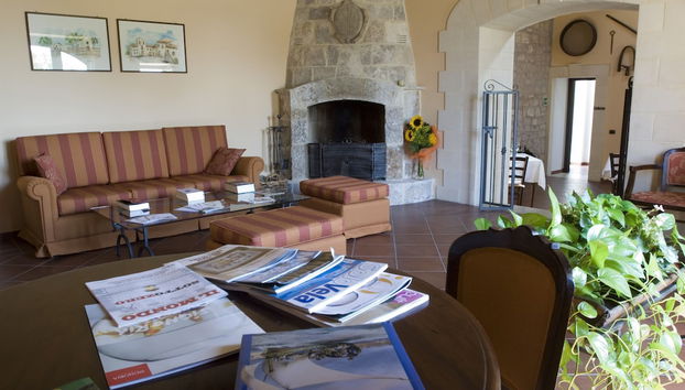 Zona de estar del vestíbulo