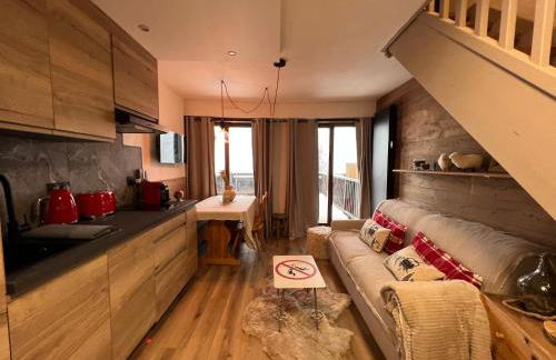 Les Tanières de Montgenèvre - La Marmotte - Duplex 4 p entièrement rénové avec vue magnifique - Photo 3