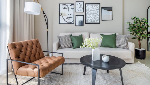 Silkhaus Stunning Prime Design 1 BDR Gym Pool - Foto 3, Habitación