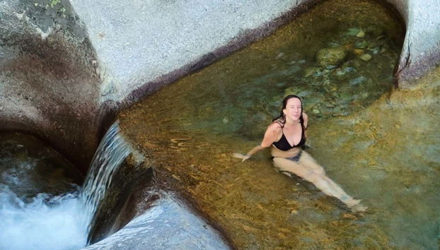 Baño en los charcos de la Garganta de los Infiernos