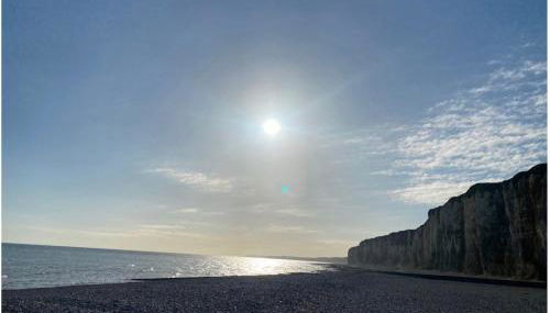 St Valery en Caux, apt vue mer et falaise: le bleu de lô - Foto 4