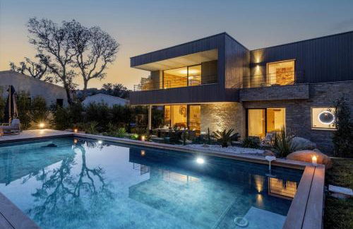 Villa Renajolo 10 pers piscine chauffée 2 min plage en voiture - Foto 42