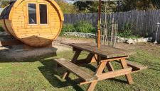 Glamping im beheizten Campingfass auf Leo's Farm - Foto 3