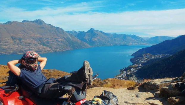 Desfrutando de um breve descanso