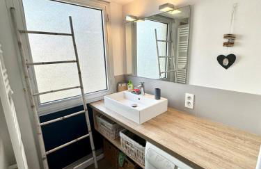 T3 Duplex Vue mer 180 sur le port de Lomener - Foto 17