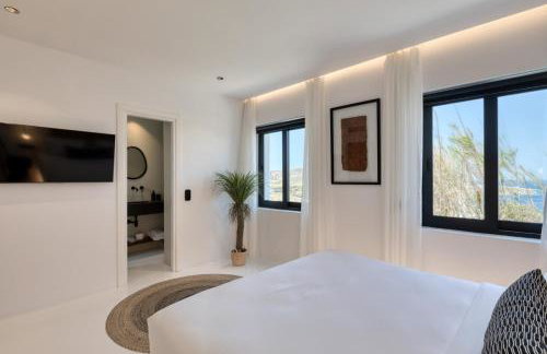 Mykonos Town Black Villa with Cave Heated Pool - Foto 8