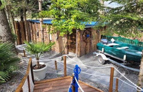 Bateau sur terre près du bassin - Foto 34