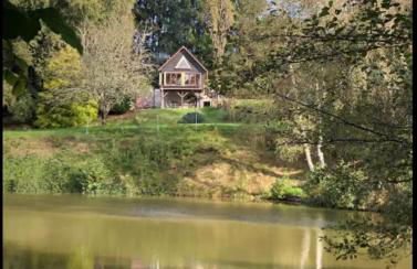 Chalet autonome avec étang pleine nature - Foto 22