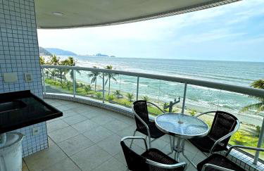 Apt com vista para o mar e churrasqueira - Foto 8