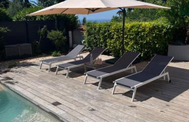 Superbe villa piscine proche ville et mer au calme - Foto 21