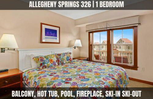 Allegheny Spring 326, ski in out, Pool HotTub - Foto 1