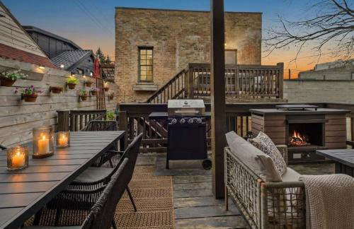 Luxe Chicago Retreat Game Room, Deck Fire Pit - Foto 42