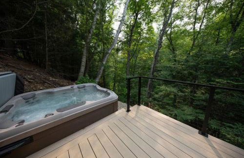 Cozy Luxury Cabin w Hot Tub, Fire Pit, King Bed - Foto 47