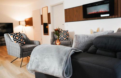 Paderborn-Oase mit Kamin-Balkon-Stilvolles Zuhause-24 -7 Self Check in, kostenloser Parkplatz - Foto 1