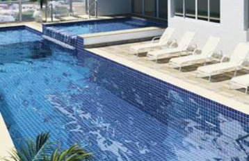 Flat luxo, mobiliado c/ ar, wi-fi, pisc. e academia - Foto 20