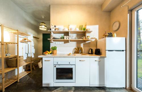 Domek lubiana180 WABI SABI w lesie jacuzzi sauna kominek - drewno w cenie pobytu - nad jeziorem Kaszuby pieski tylko do 10kg za dodatkową opłatą - Foto 30