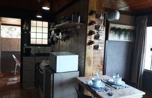 Chalé Pakere Montebello Lumiar - lareira, wi-fi, sauna, piscina - vista incrível - locação do chalé sem prestação de serviços - Foto 31