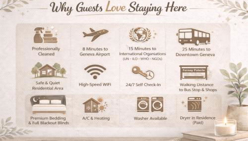 Soundproof Studio Geneva Airport 10 min and UN 20 min - Foto 3