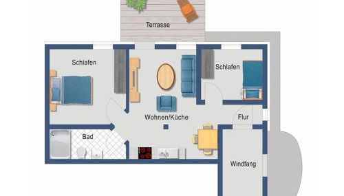 Ferienwohnung Helmsstraße I - Foto 4