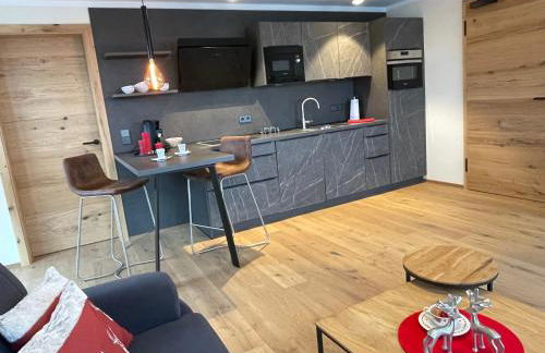 Ferienwohnung im Chaletstil Sonnenidyll 51 qm Wellness Fitness Sauna Bergrödelhof - Foto 2