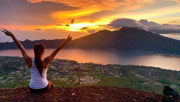 Trilha pelo vulcão Batur ao amanhecer - Foto 2