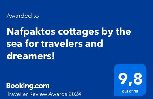 Nafpaktos cottage by the sea for travelers and dreamers! - Foto 5