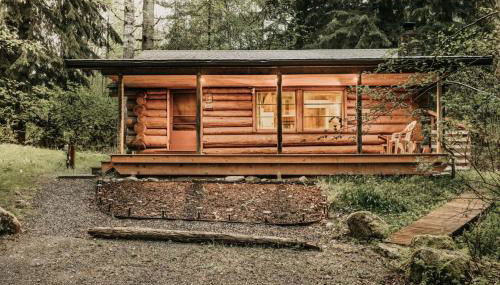 76GS - Genuine Log Cabin - WiFi - Pets Ok - Sleeps 4 home - Foto 4