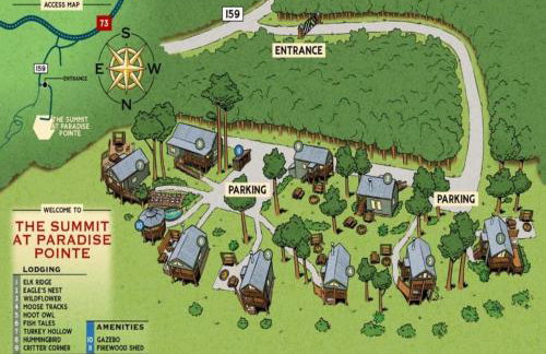 Wildflower Cabin with a private hot tub - Foto 44