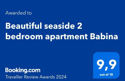 Beautiful seaside 2 bedroom apartment Babina - Foto 4