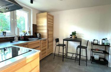 Domek nad Jeziorem Trzechowskim w lesie letniskowy na wsi - Foto 7