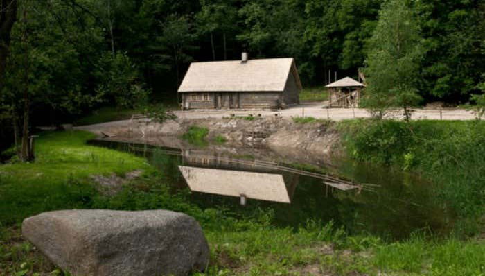 Sauna en los bosques de Vilna