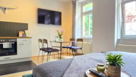 NUWILU TWO - WOHLFÜHLAPARTMENT im Herzen Erfurts - Magenta TV- Netflix - Disney - Foto 3, stove