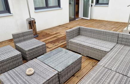 AUXBRG - 4 Zimmer, XL Wasserbett, 65 Zoll TV, XL Terrasse - Foto 13