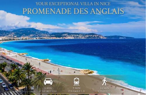 VILLA DES PERGOLAS -6 Bdrs - 5 bathrs -Parking -Jardin -JACUZZI -TRAMstation , 10 min beach - Foto 27