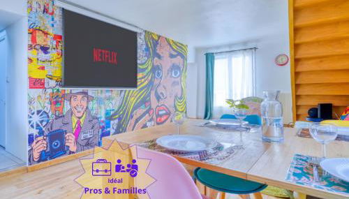 Confort et Nature, Duplex Idéal à Jouy-en-Josas, Parking gratuit, 25 mn orly, 10 mn Versailles - Foto 2, locker