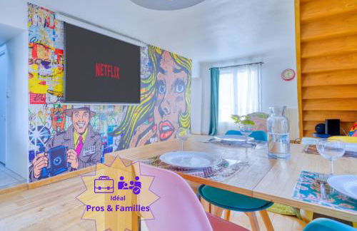 Confort et Nature, Duplex Idéal à Jouy-en-Josas, Parking gratuit, 25 mn orly, 10 mn Versailles - Foto 2