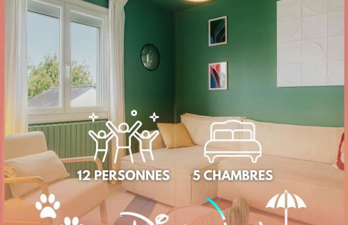 Maison Élanore - 12 pers - proche Saint-Malo - Foto 23