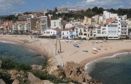 Beachfront Apartment with Pool and Garden S Abanell Blanes - Foto 17