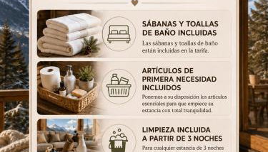 L'esprit chalet - draps et serviettes inclus - Foto 3