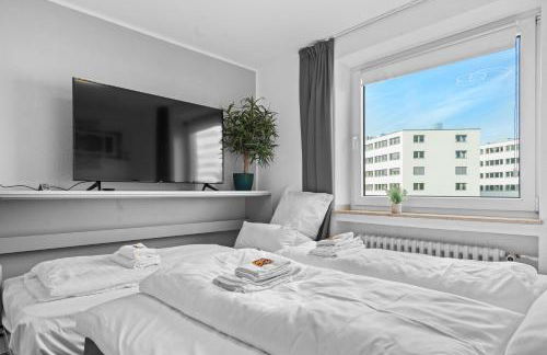 Design Luxus, Vollausstattung, 2 min Hbf Duisburg, beste Betten, 2 55" TV, Netflix, W24 - Foto 13