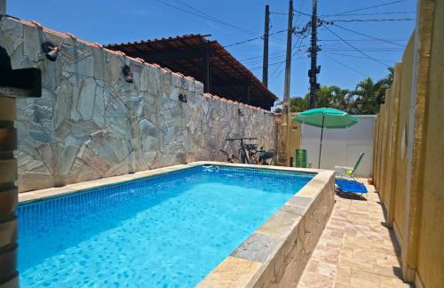 Casa com Piscina Aquecida, Churrasqueira e Wi-fi, lado praia de Itanhaém - Foto 8