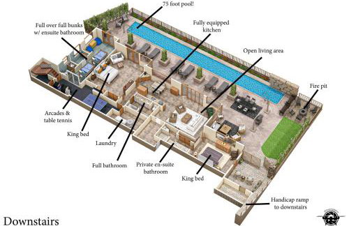 8-Bedrooms with Stunning Views & 75' Lap Pool - Foto 30