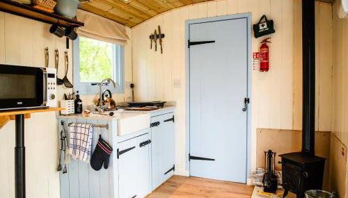 Cosy Shepherd's Hut with Hot Tub - Foto 3