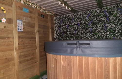 Anglesey new modern shepherds hut with spa hot tub - Foto 32